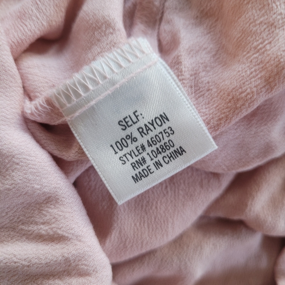Francesca's Ruffle Pink Top - Picture 4 of 9